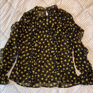 Who What Wear Ruffle Blouse - Small